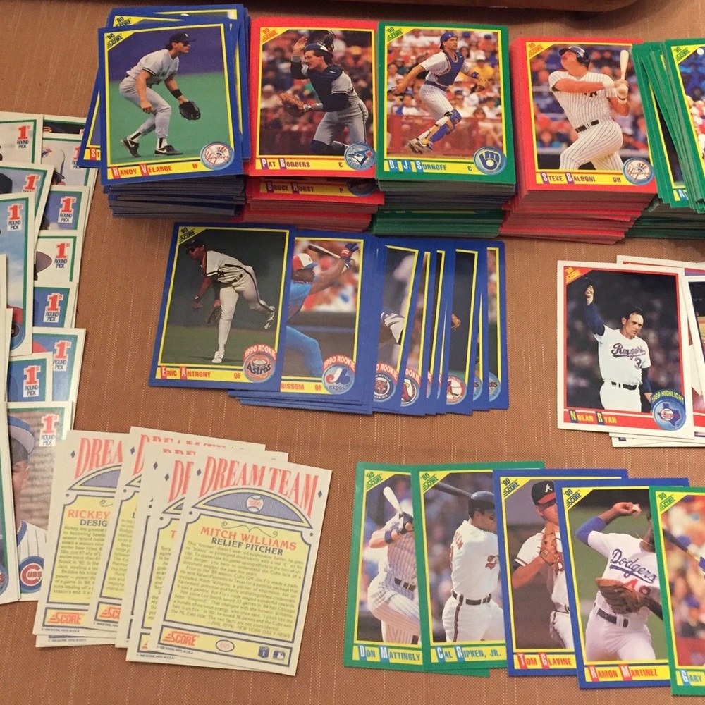1990 Score Baseball Cards.